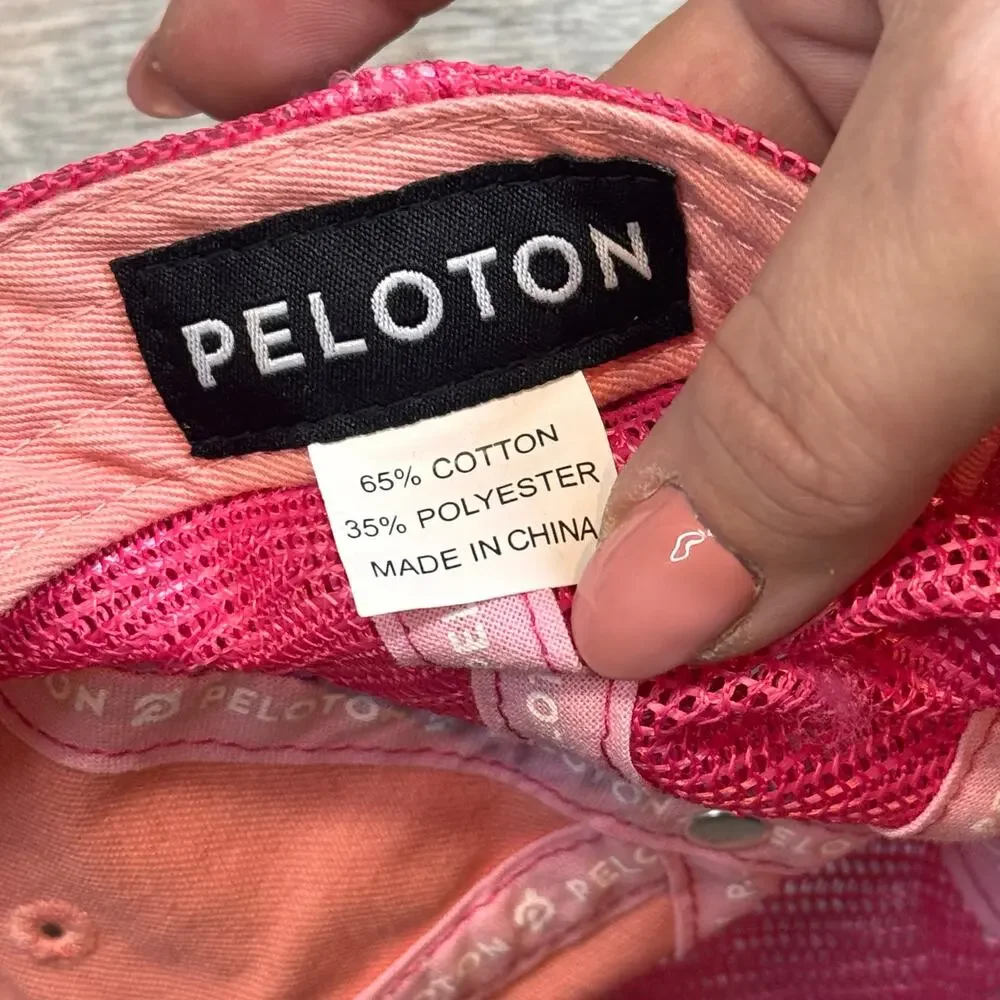 Peloton Orange and Pink Baseball Hat